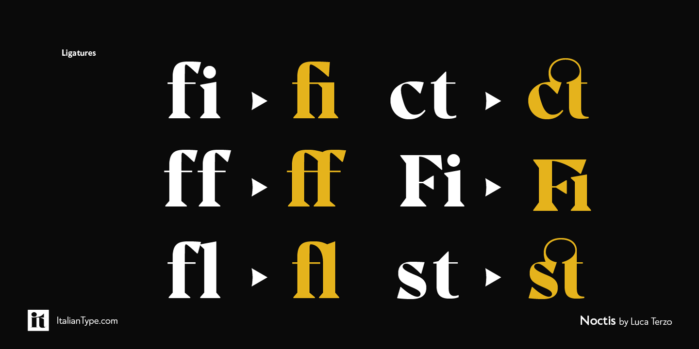 Пример шрифта Noctis #7